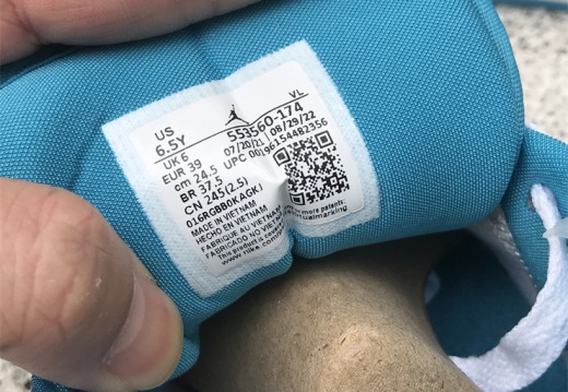 Air Jordan 1 Low Aquatone  553560-174     36-47.5